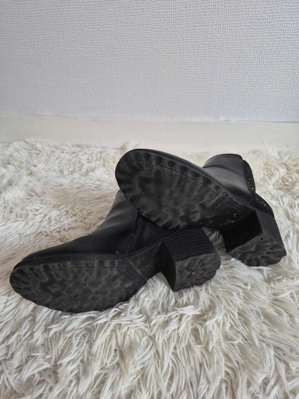 Botas pretas com salto - Tamanho 36 – Muito bom estado – photo 5